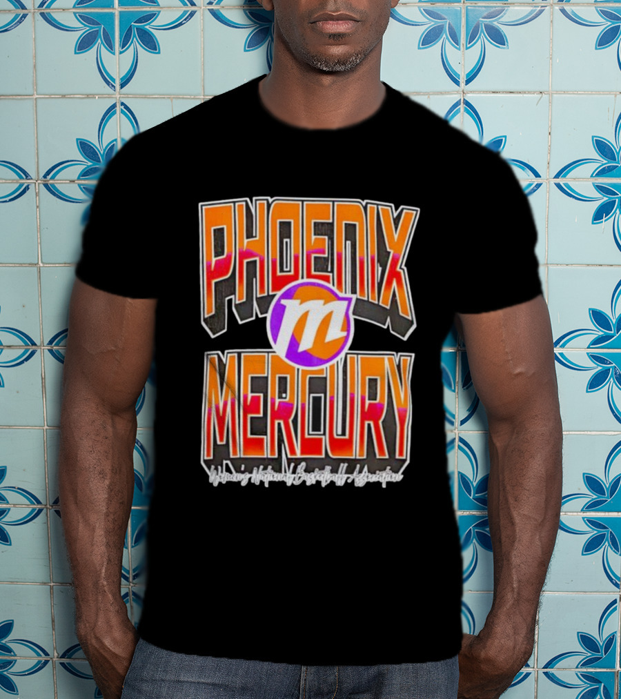 Phoenix Mercury Women's National Basketball Association Homage T-Shirt