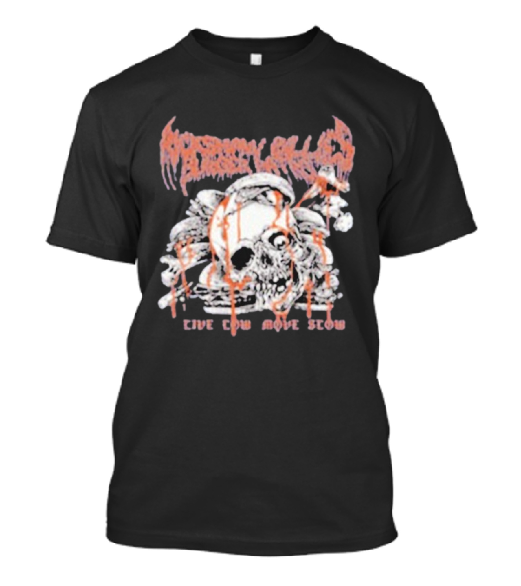 Rickshaw Billie’s Burger Patrol Skull Burger Live Low Move Slow T-Shirt