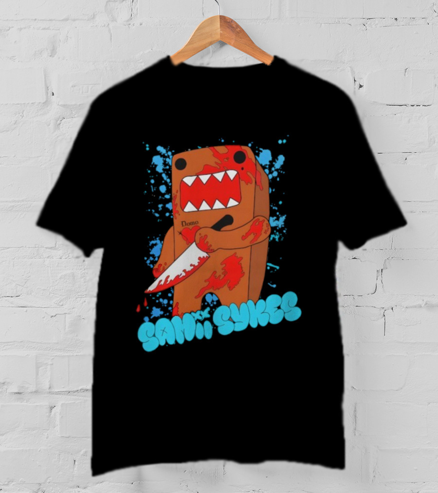 Sami Smyers Domo Knife Blood Splatter T-Shirt