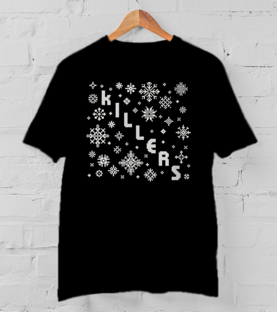 Killers Holiday Snowflake Christmas Pattern T-Shirt