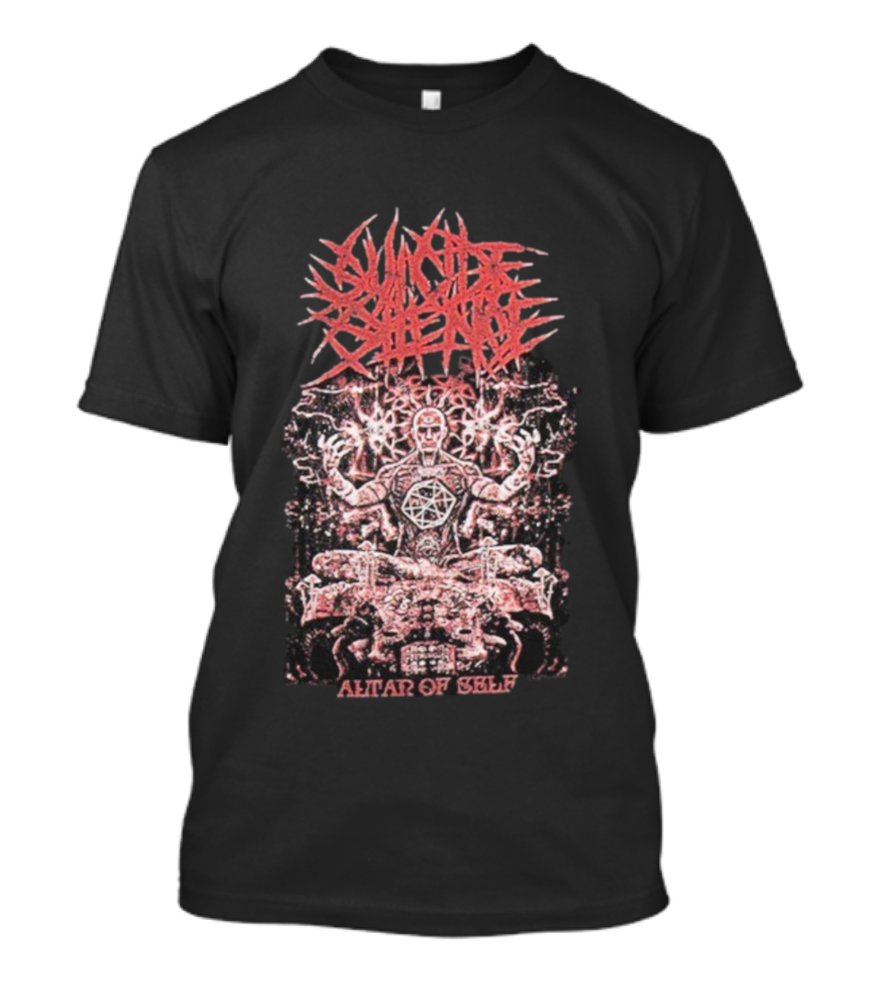 Suicide Silence Altar Of Self Heavy Metal Occult Imagery T-Shirt