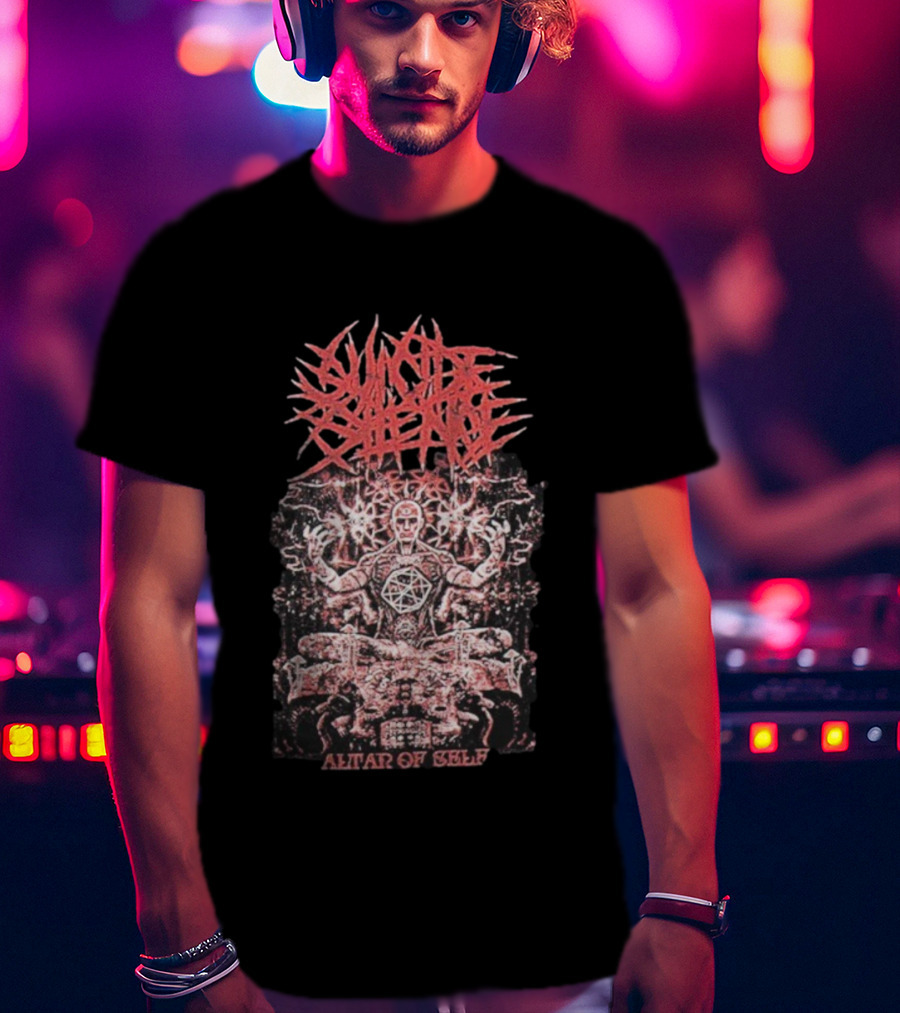 Suicide Silence Altar Of Self Heavy Metal Occult Imagery T-Shirt