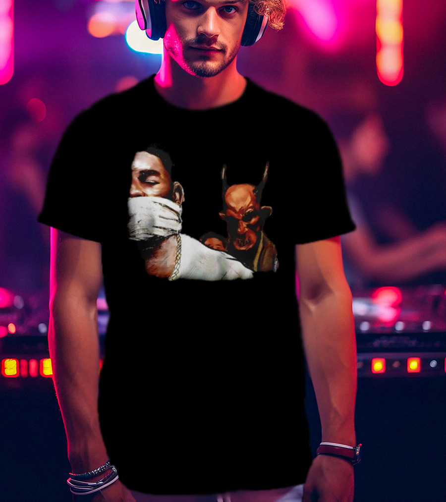 The Uncomfortable Truth Ransom Conductor Williams Devil On Shoulder Artwork T-Shirt