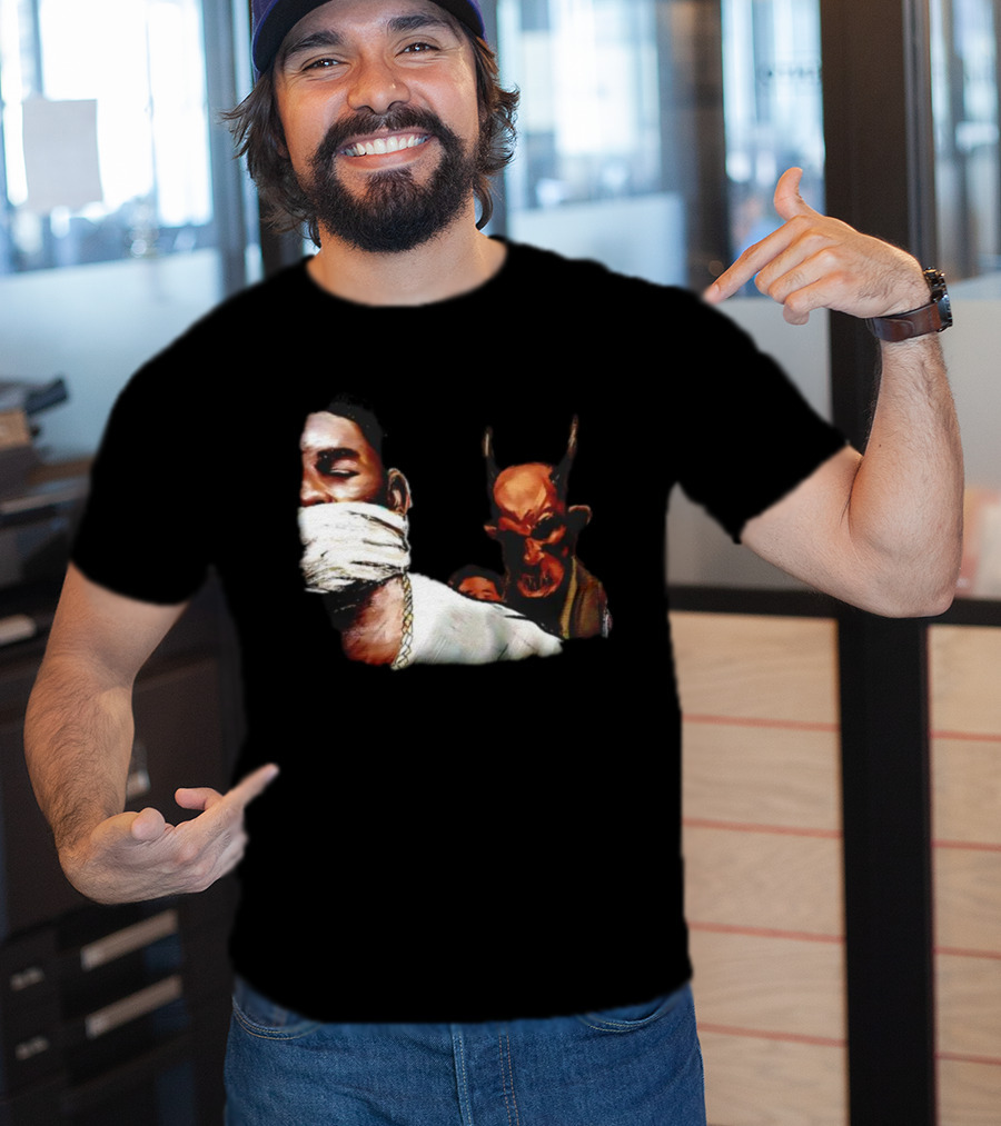 The Uncomfortable Truth Ransom Conductor Williams Devil On Shoulder Artwork T-Shirt