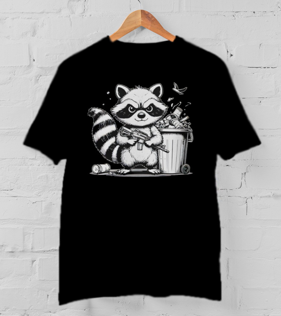 Tiberius The Trash Panda Armed With Quirk And Mischief T-Shirt