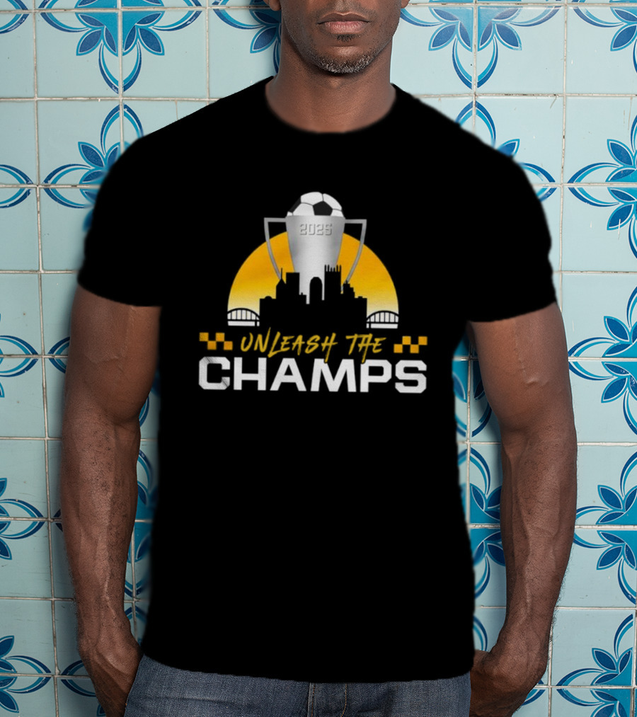Unleash The Champs 2023 Soccer Trophy Champions T-Shirt