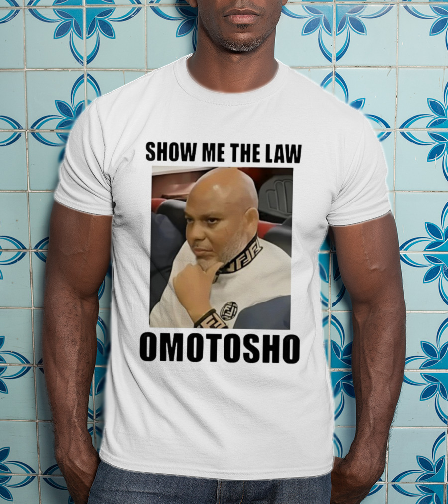 2025 Show Me The Law Omotosho Meme Bald Man Thinking T-Shirt