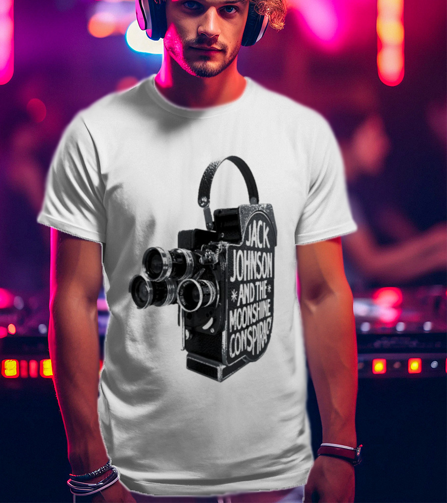 Jack Johnson And The Moonshine Conspiracy Bolex Camera T-Shirt