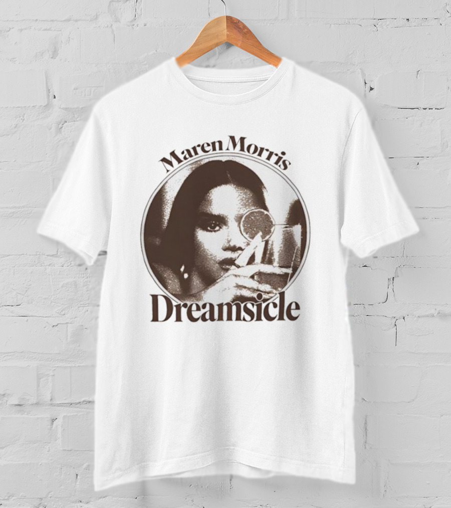 Maren Morris Dreamsicle Album Cover Black And White Portrait Image T-Shirt