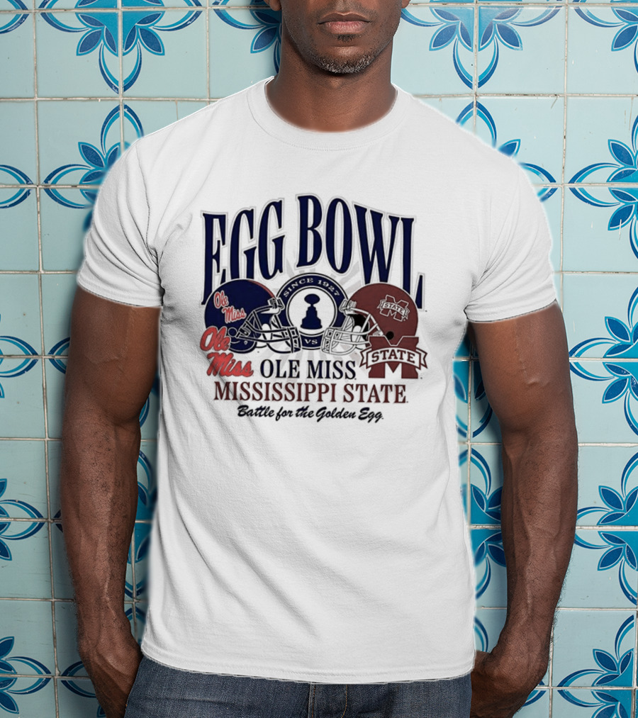 Ole Miss Vs Mississippi State Egg Bowl Rivalry Battle For The Golden Egg T-Shirt
