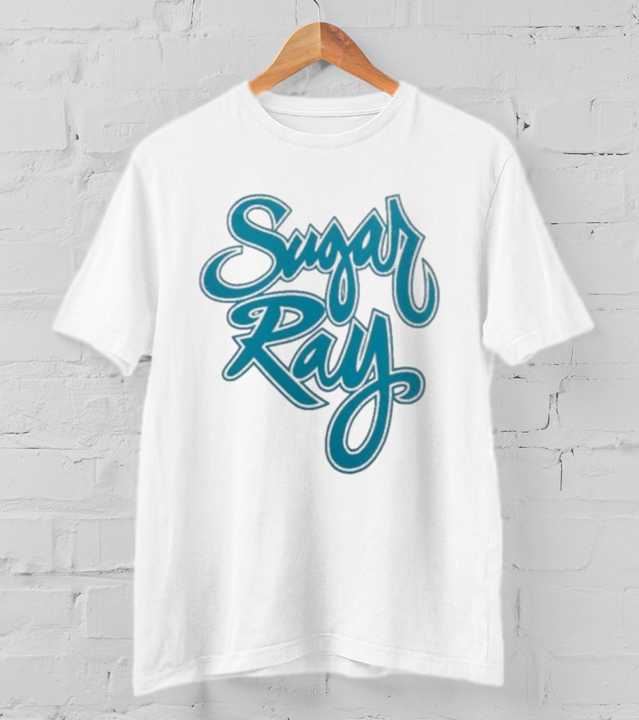 Sugar Ray Retro Blue Script Emblem T-Shirt