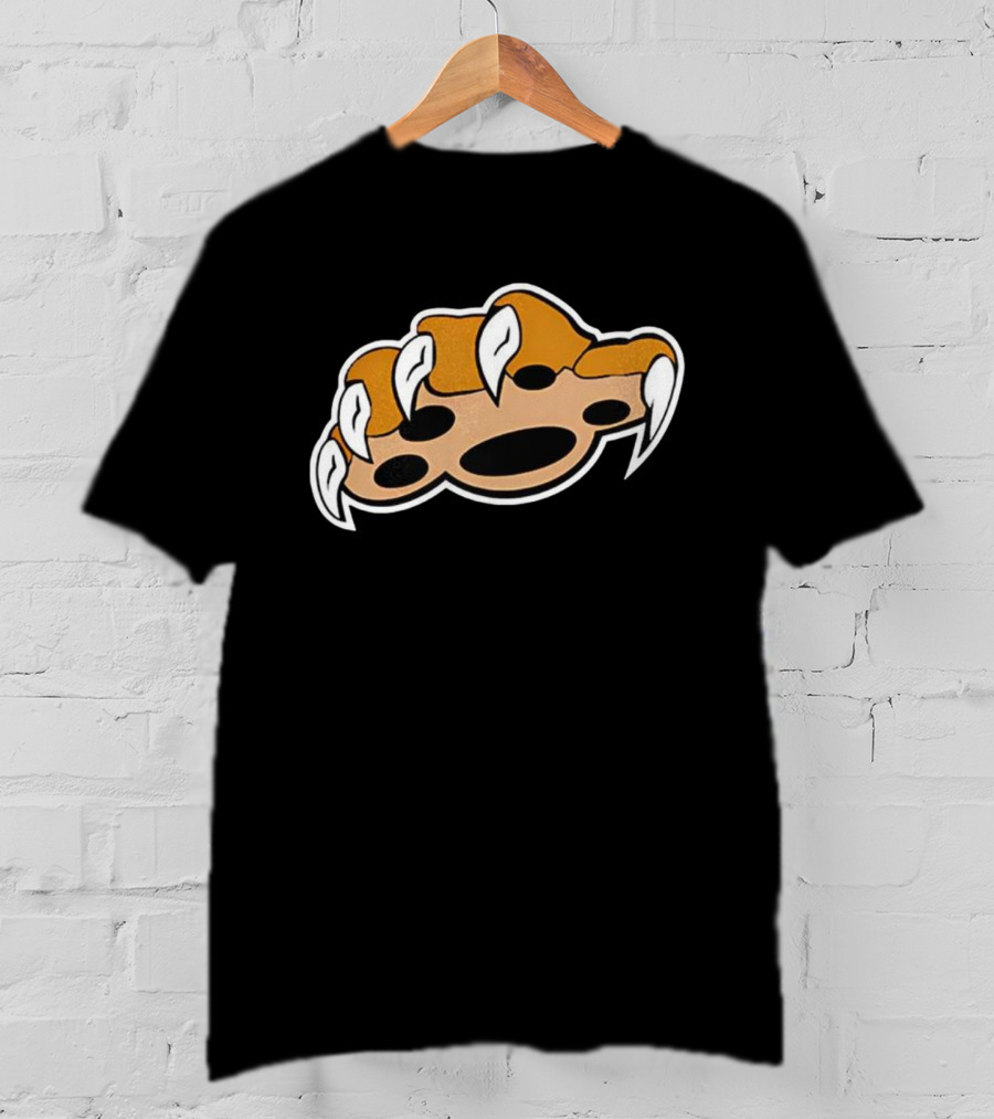 Cat Paw Swipe Claw Scratch Icon Graphic T-Shirt