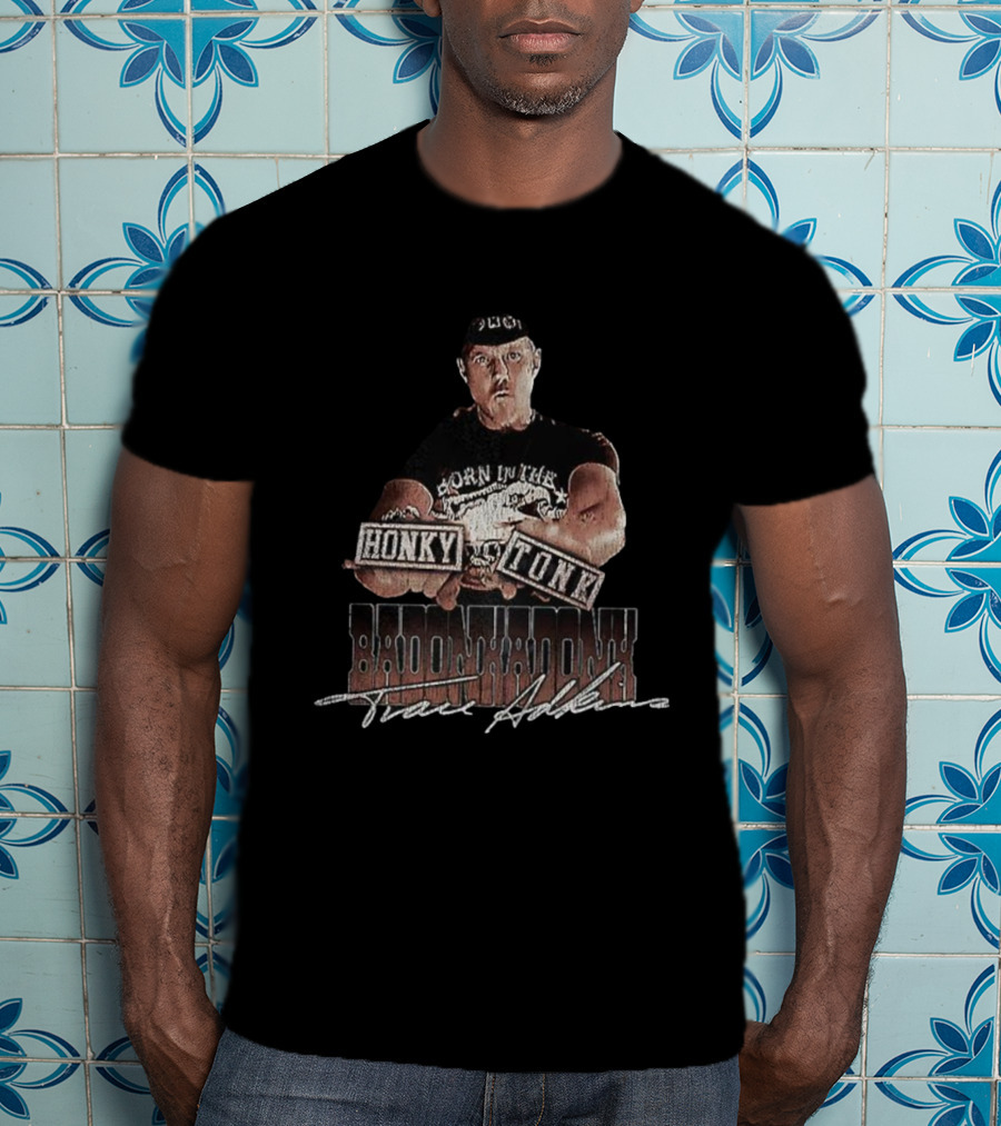 Born In The USA Honky Tonk Badonkadonk Travis Art T-Shirt
