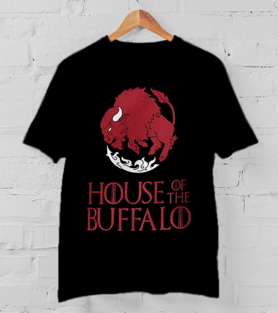 House Of The Buffalo Red Bull Emblem T-Shirt