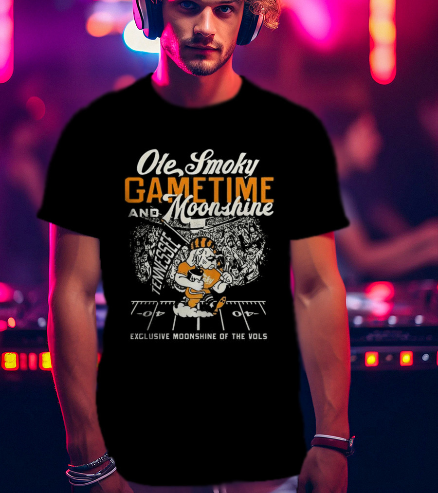 Ole Smoky Gametime And Moonshine Exclusive Moonshine Of The Vols T-Shirt