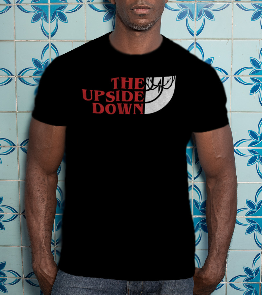 The Upside Down Stranger Things North Face Style T-Shirt