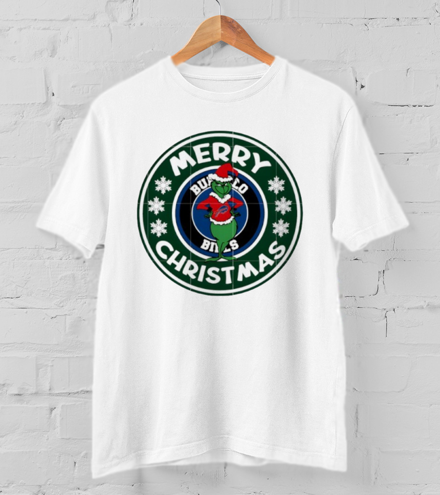 Buffalo Bills Merry Christmas Grinch T-Shirt