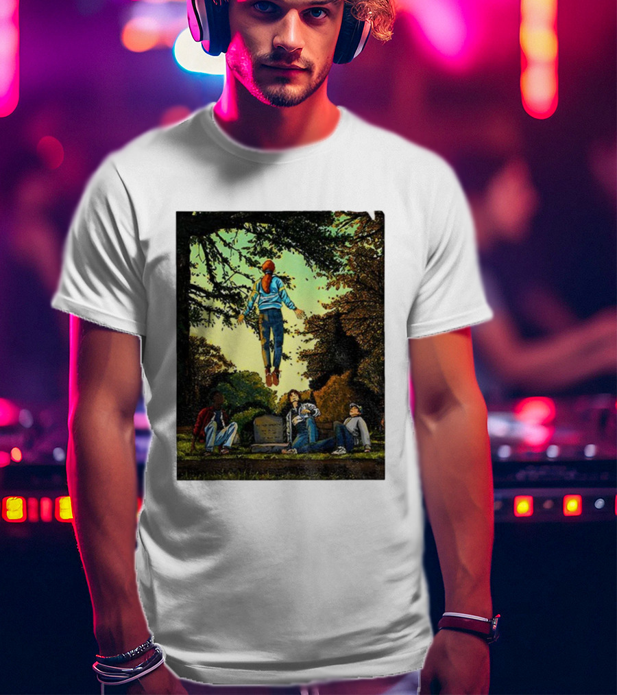 Running Up That Hill Max Friends Scene 80s Adventure T-Shirt