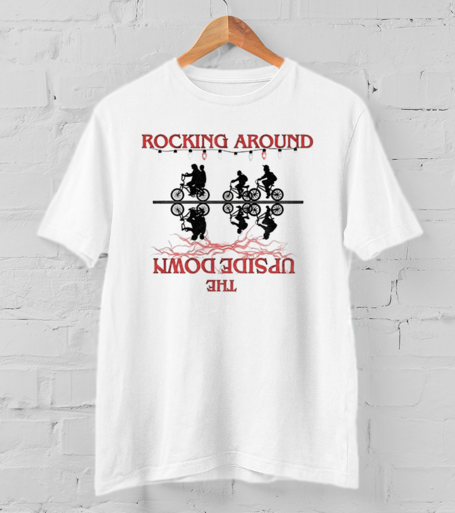 Rocking Around The Upside Down Stranger Things Christmas Sweater T-Shirt