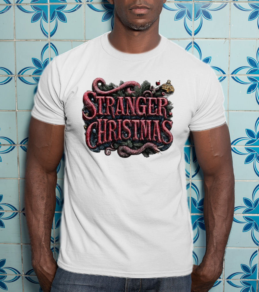 Stranger Things Merry Christmas 2025 Stranger Christmas Theme T-Shirt