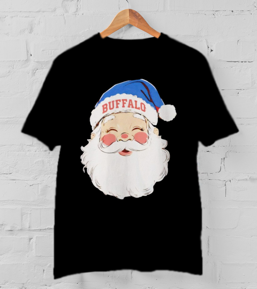 Buffalo Bills Merry Christmas Santa 2025 T-Shirt
