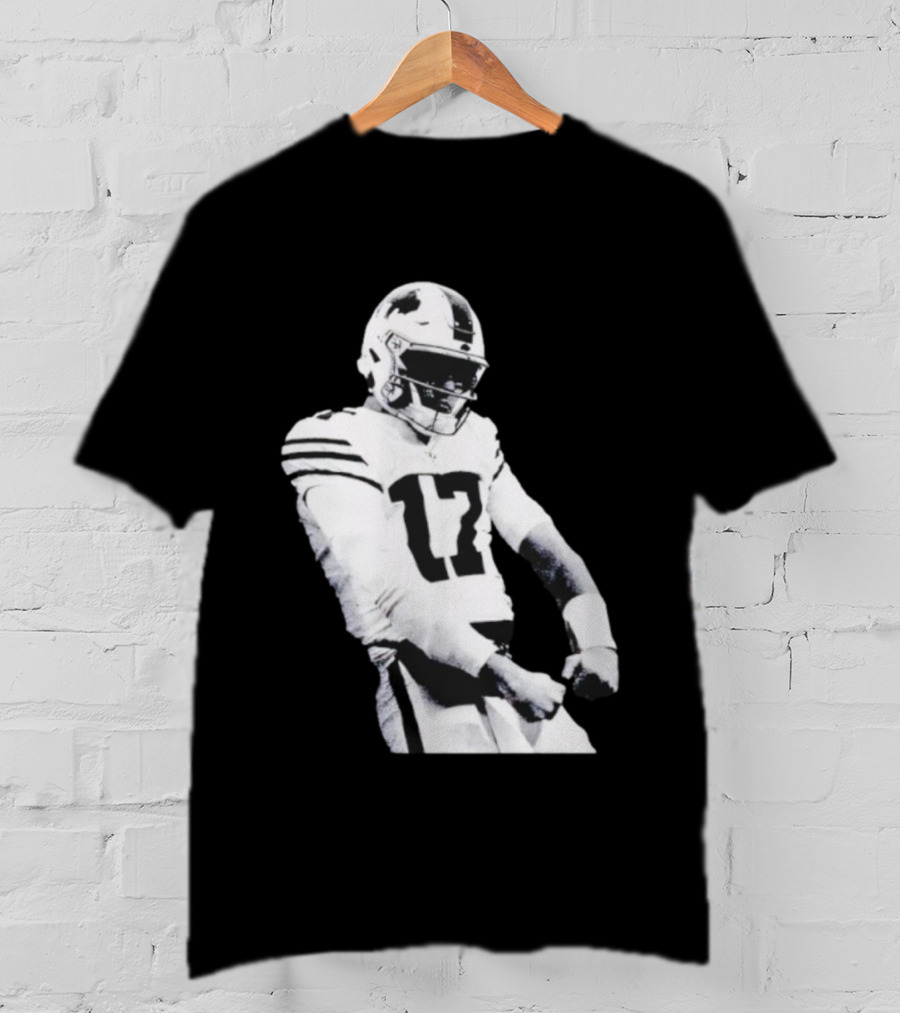 Buffalo Bills Flex Hey-ey-Ey-ey Number 17 Football Celebration T-Shirt