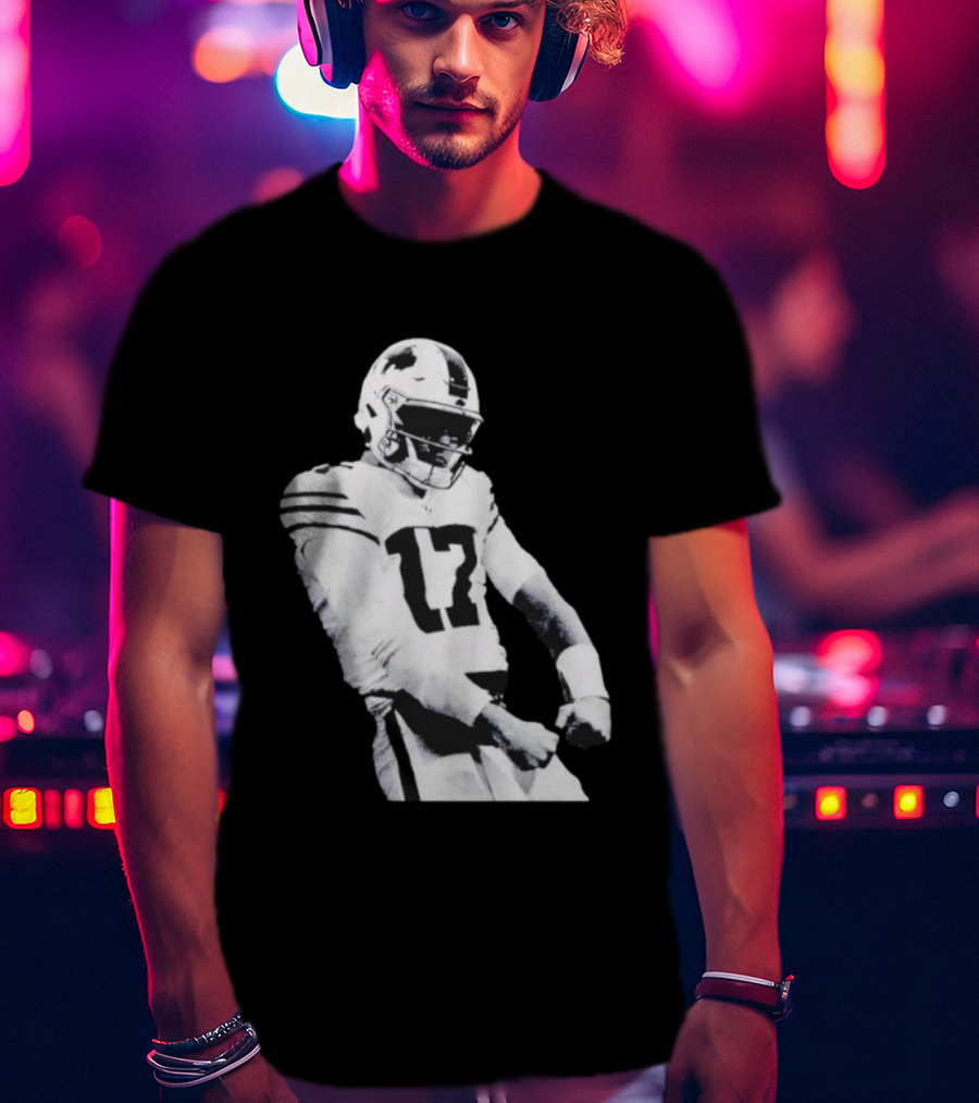 Buffalo Bills Flex Hey-ey-Ey-ey Number 17 Football Celebration T-Shirt