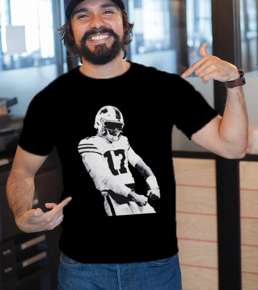 Buffalo Bills Flex Hey-ey-Ey-ey Number 17 Football Celebration T-Shirt