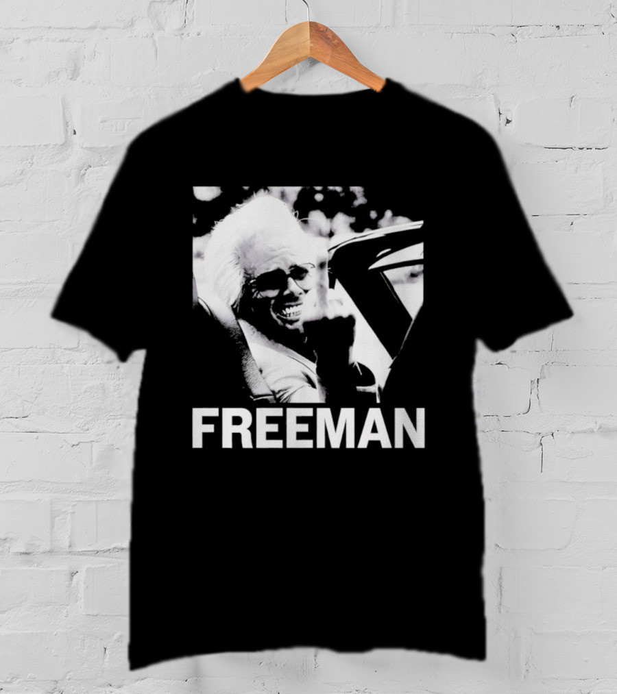 FREEMAN Smiling Iconic Black And White Face T-Shirt