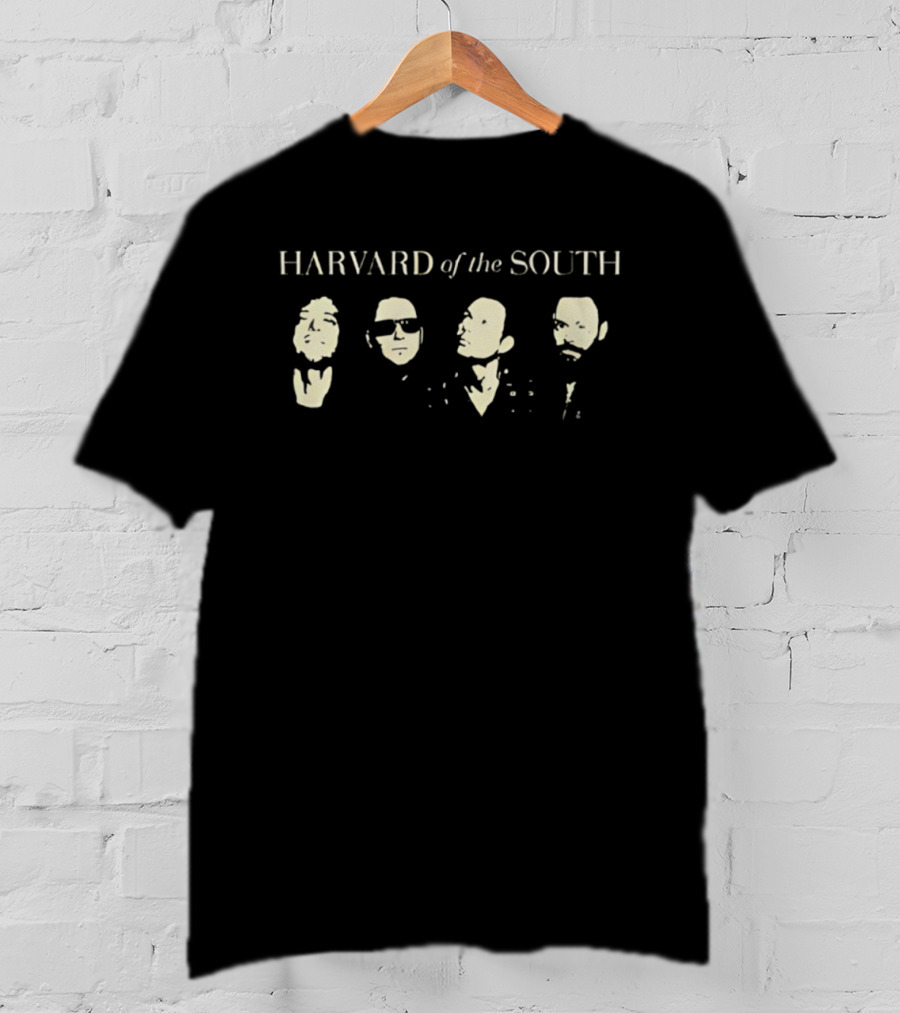 Harvard Of The South Faces Members Silhouette Design T-Shirt