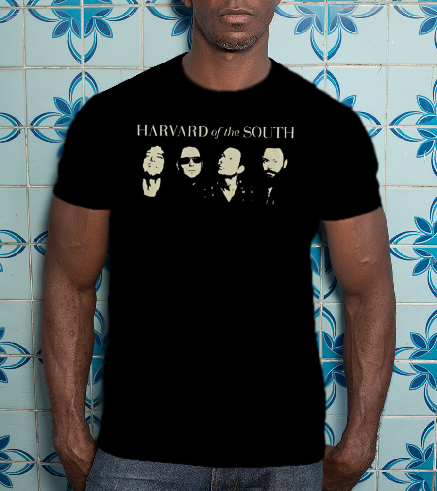 Harvard Of The South Faces Members Silhouette Design T-Shirt