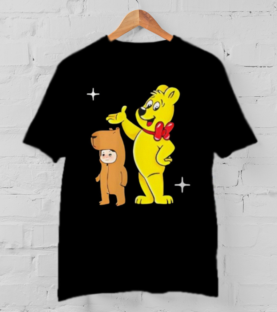Jennie Haribo Goldbear Mascot Cute Character Design T-Shirt