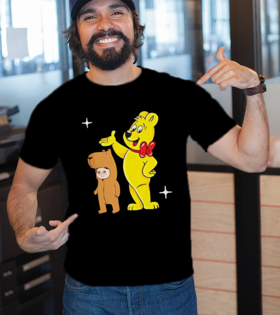 Jennie Haribo Goldbear Mascot Cute Character Design T-Shirt