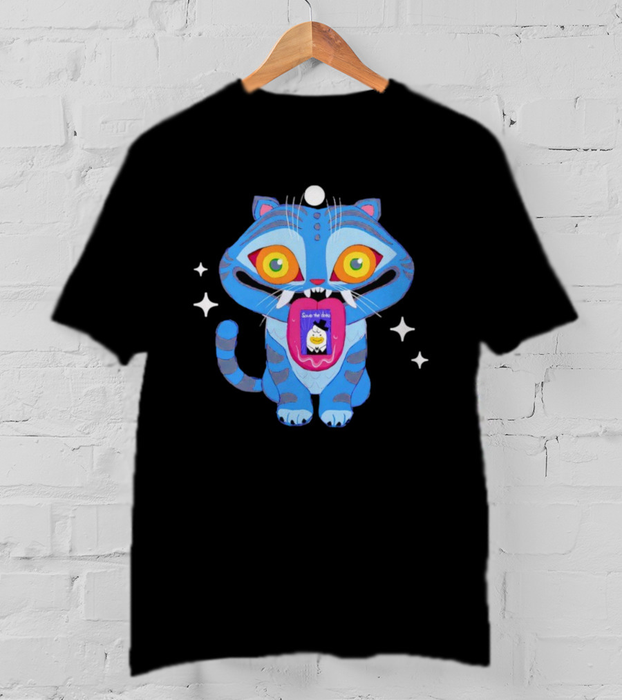 KPop Demon Hunters Save The Date Derpy Tiger T-Shirt