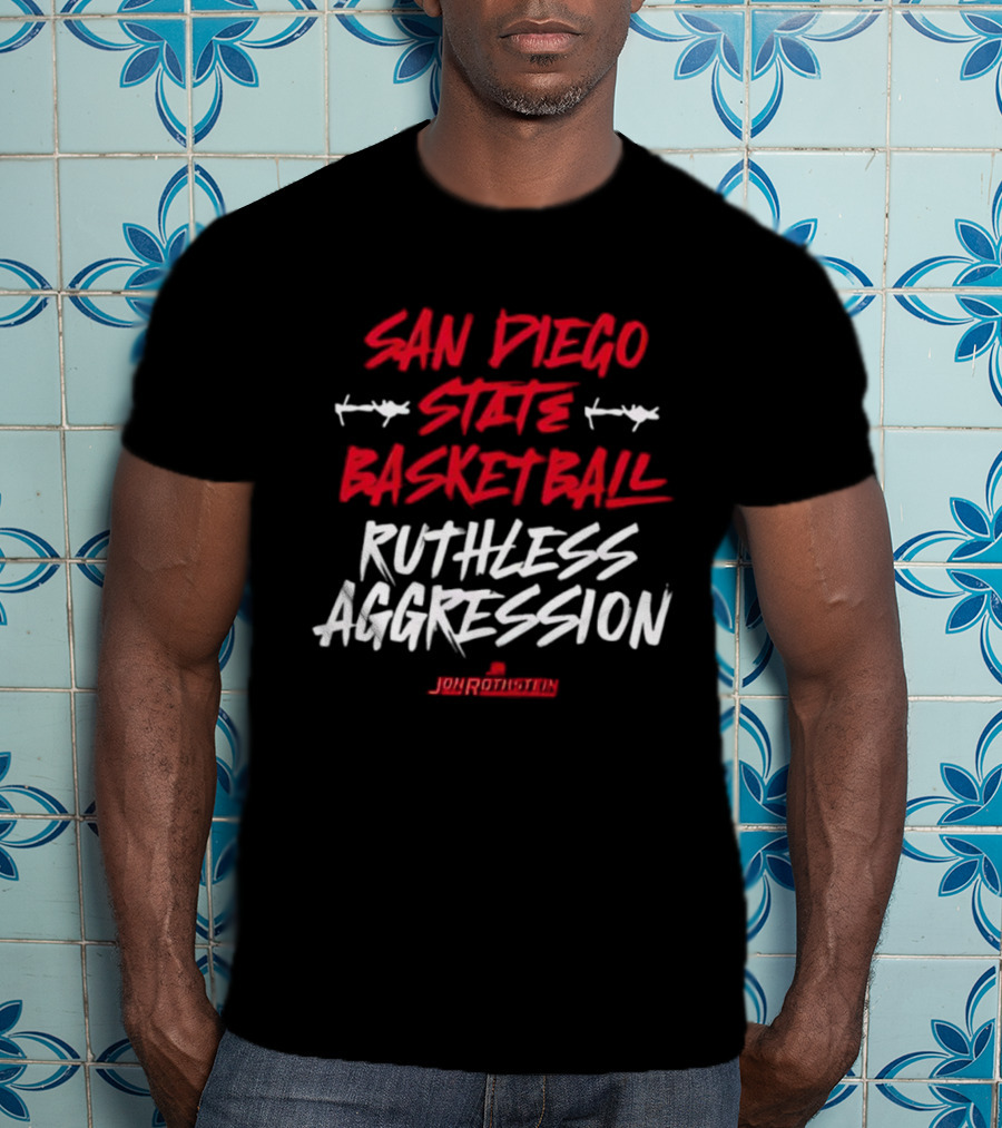 San Diego State Basketball Ruthless Aggression Jourokutin T-Shirt