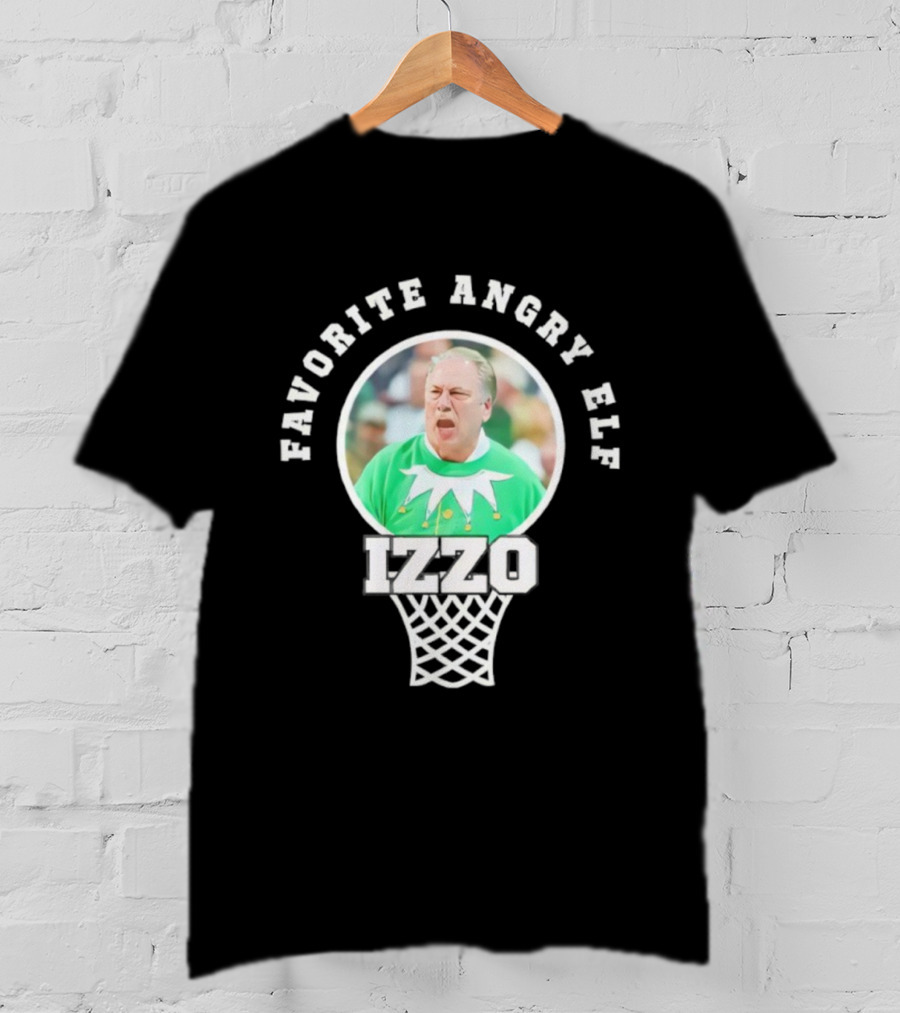 Favorite Angry Elf Izzo Basketball Coach Green Outfit T-Shirt