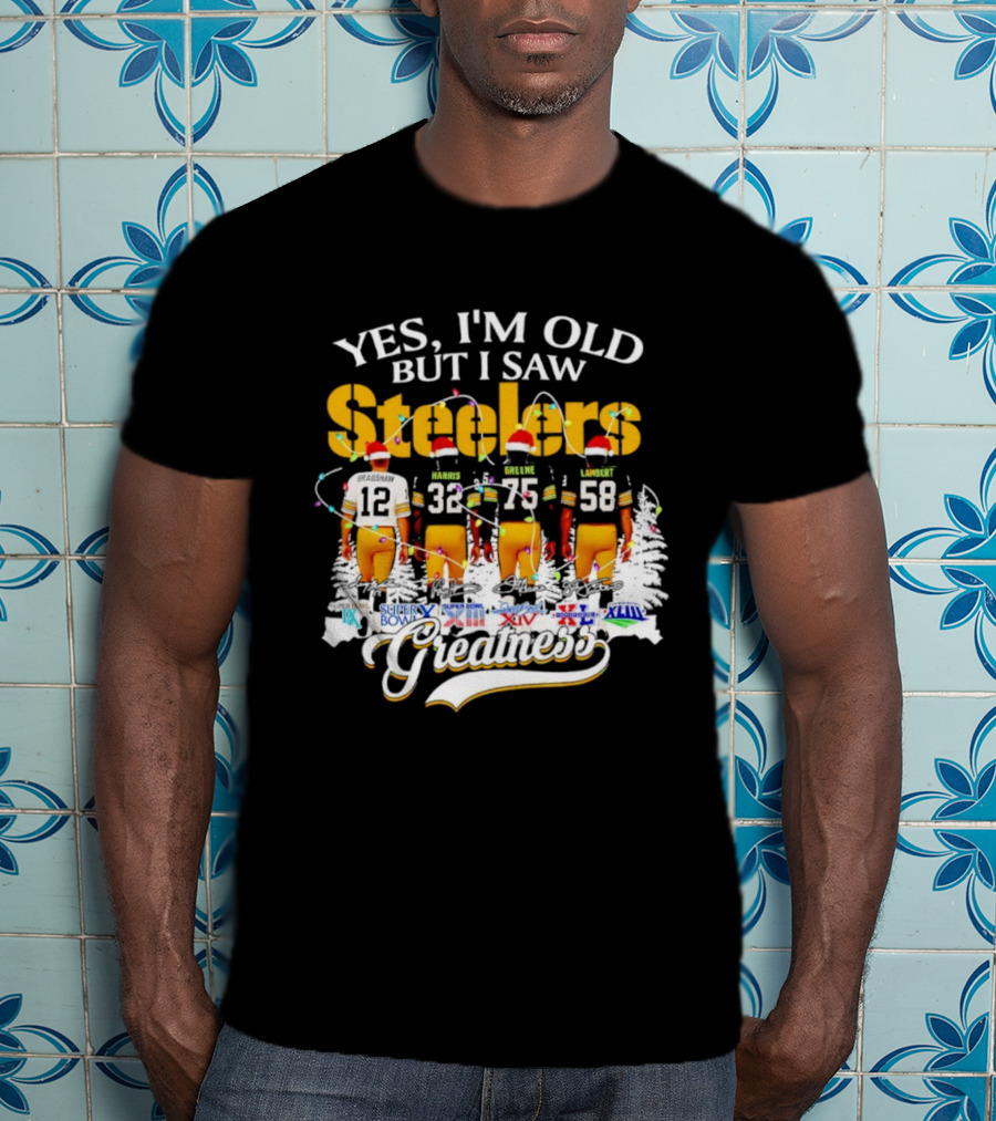 Yes I'm Old But I Saw Steelers Super Bowls Greatest T-Shirt