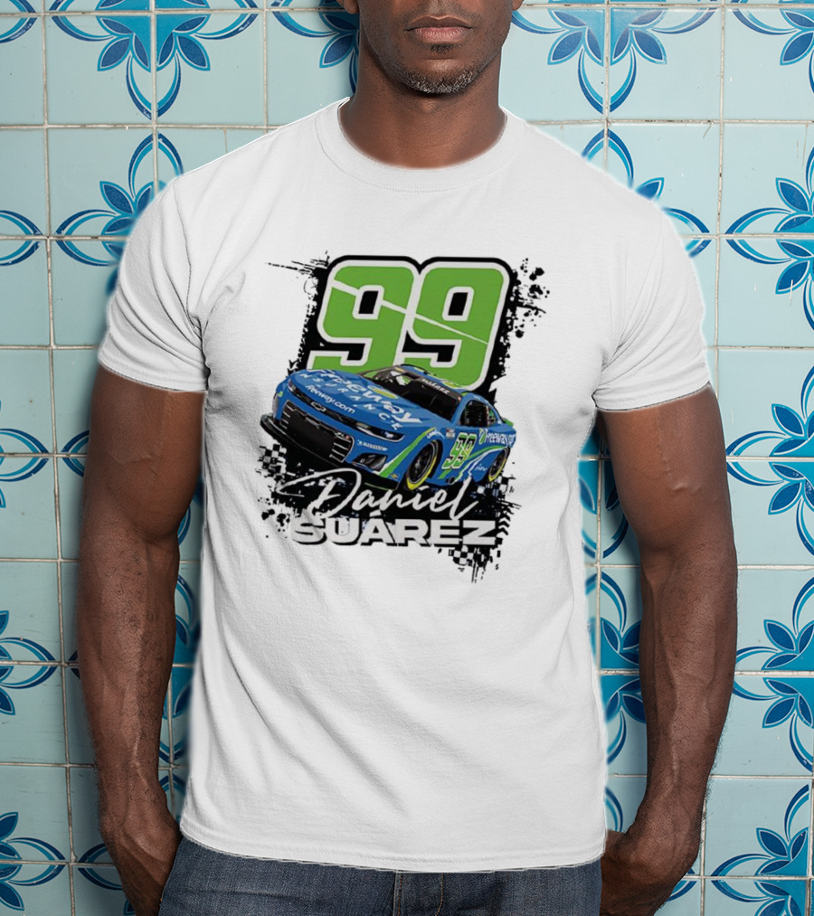 Daniel Suárez Number 99 Freeway Insurance Trackhouse Racing Chevrolet Camaro T-Shirt