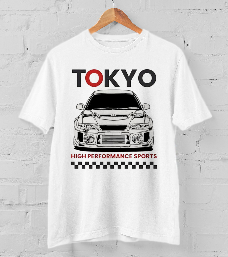 Tokyo High Performance Sports Japanese Car Models T-Shirt