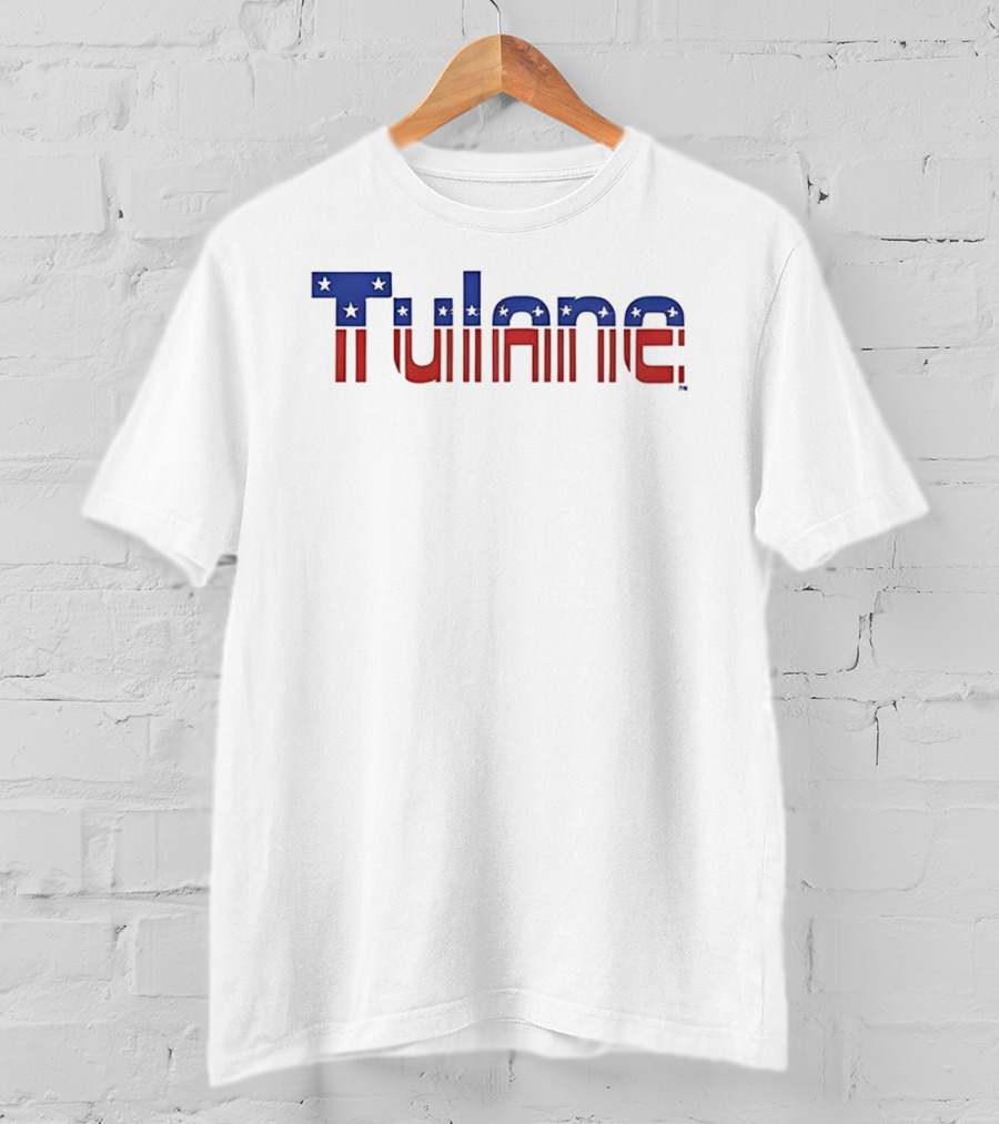 Victor Argo Tulane Retro Distressed Style T-Shirt