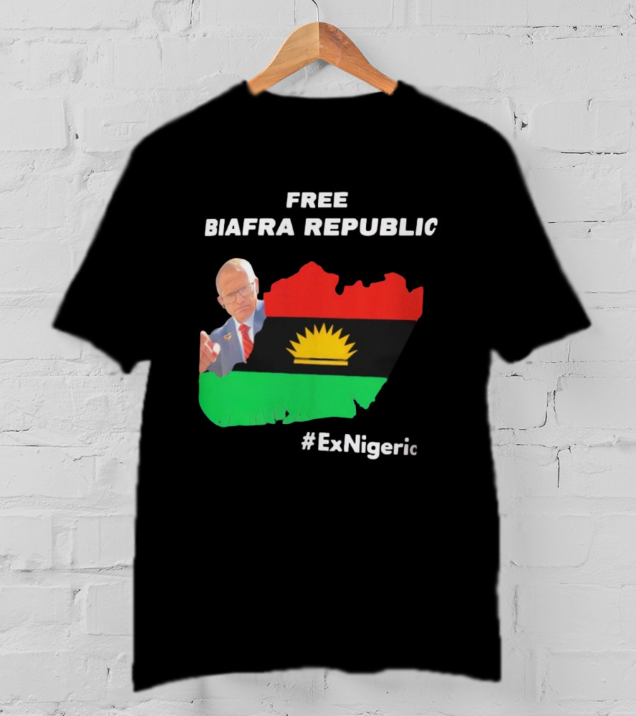 Free Biafra Republic ExNigeria Gunther Fehlinger Movement T-Shirt
