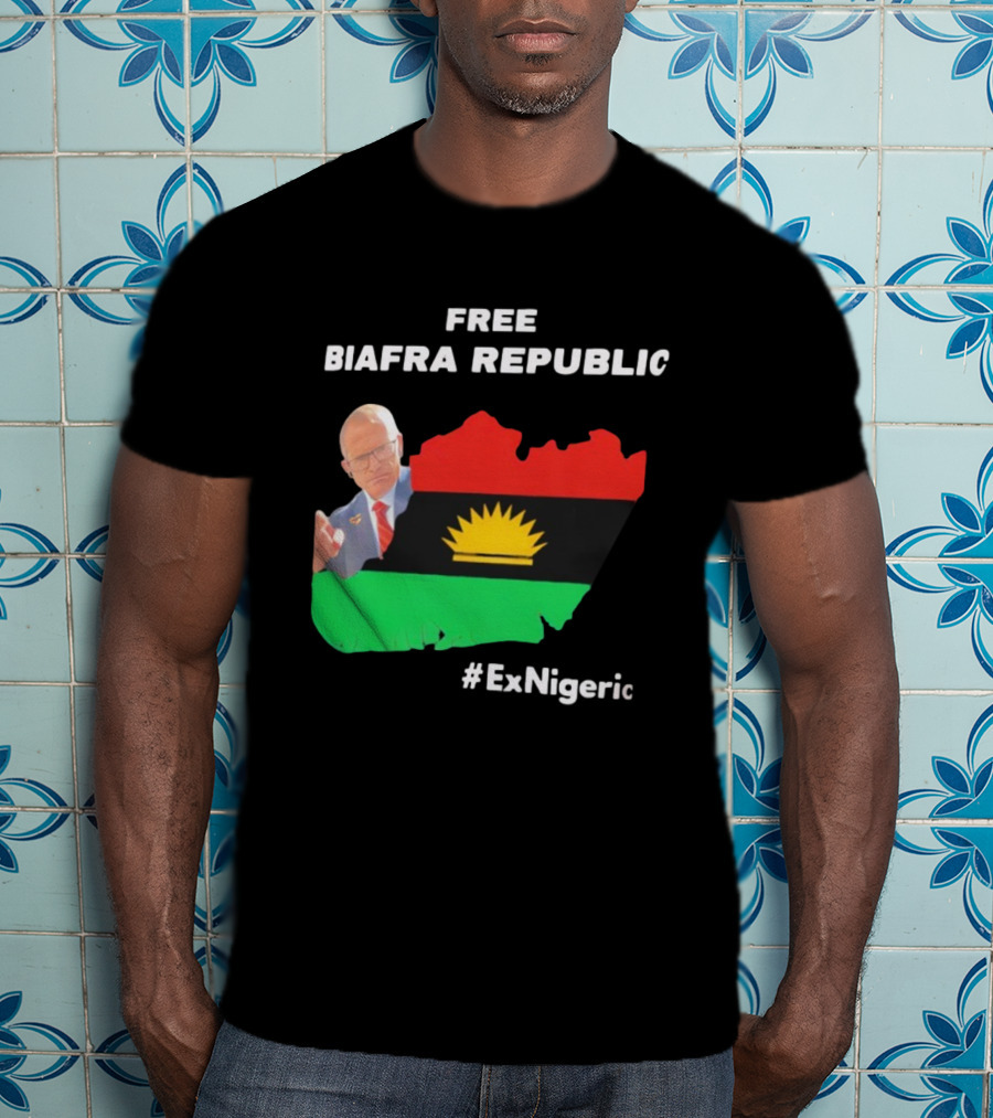 Free Biafra Republic ExNigeria Gunther Fehlinger Movement T-Shirt