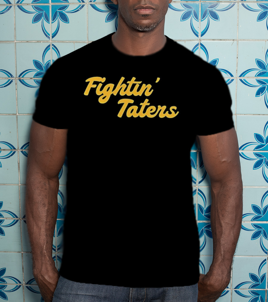 Idaho Vandals Fightin’ Taters Vintage-Style Text T-Shirt