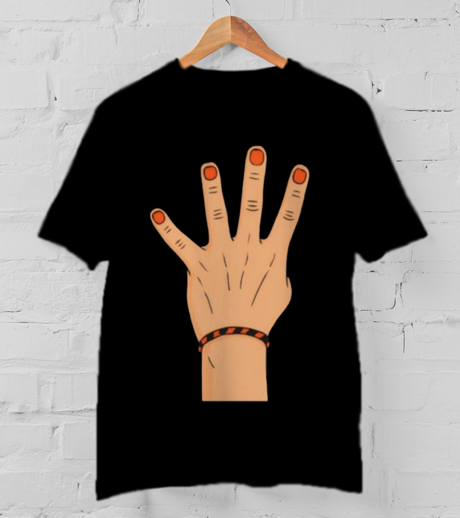 King Of The 4th Hand Four Finger Basketball Playoff Champion T-Shirt