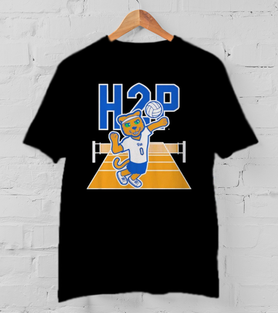 Pitt H2P Volleyball Roc Mascot Sports Team Apparel T-Shirt