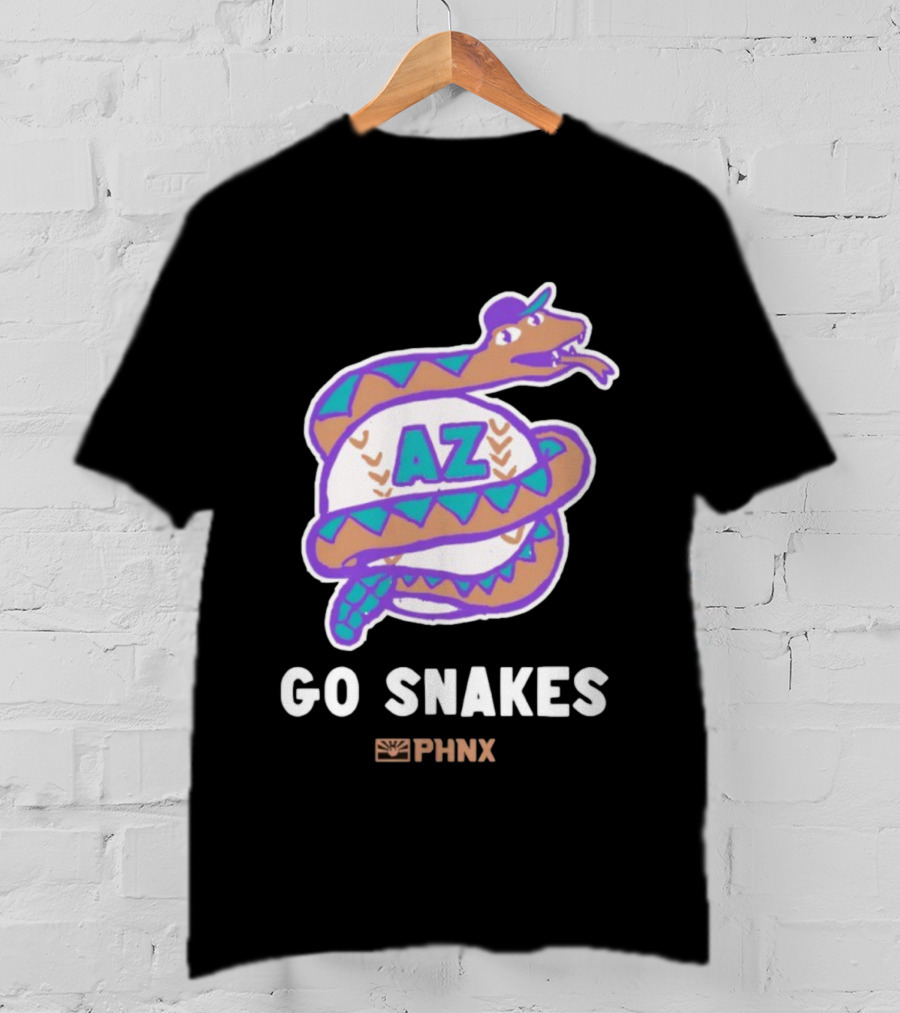 AZ Go Snakes PHNX Arizona Diamondbacks Baseball T-Shirt