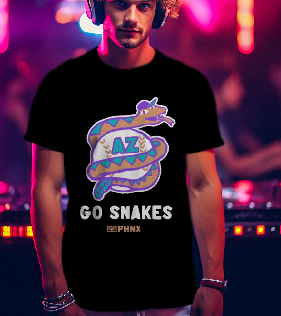 AZ Go Snakes PHNX Arizona Diamondbacks Baseball T-Shirt