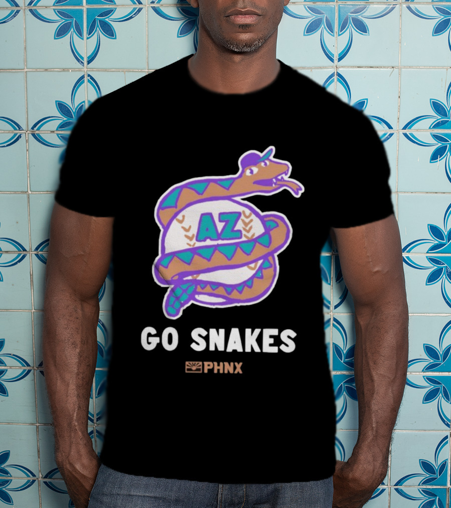 AZ Go Snakes PHNX Arizona Diamondbacks Baseball T-Shirt
