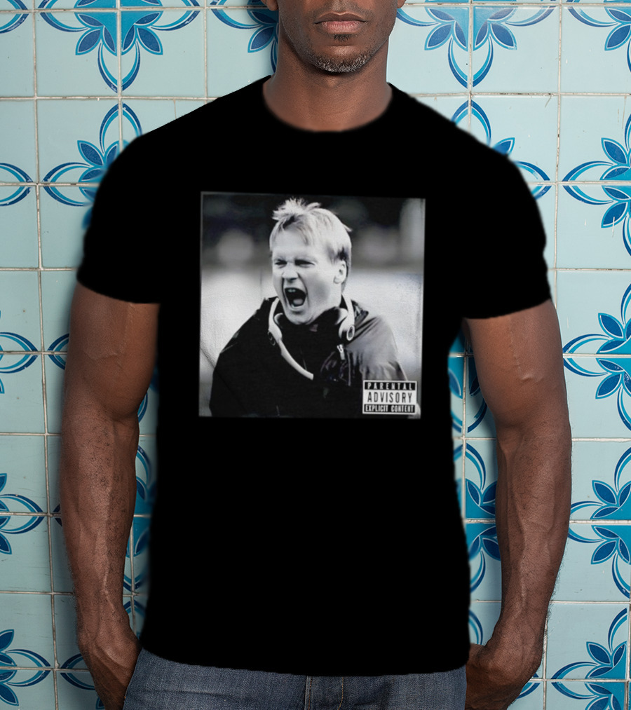 Coach Gruden Parental Advisory Explicit Content Album Cover T-Shirt