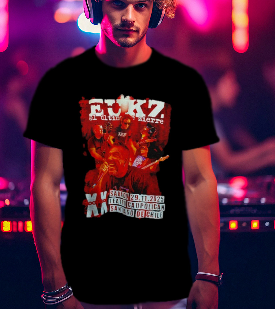 El Último Ke Zierre Santiago Chile Concert Teatro Caupolicán 29.11.2025 T-Shirt
